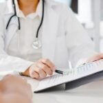 a doctor explaining to a patient